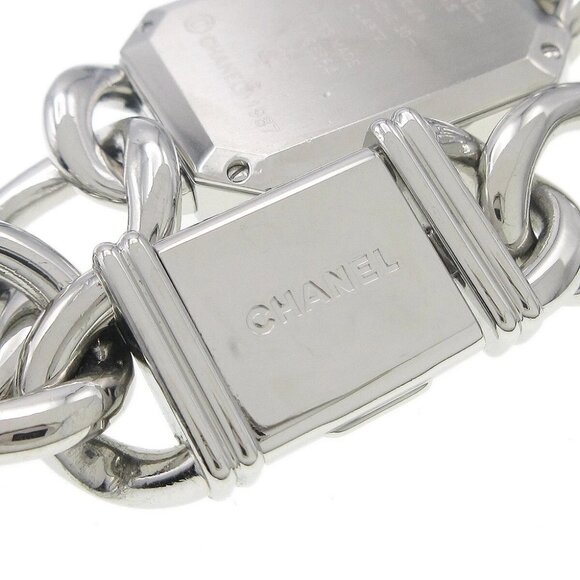 Chanel Premiere Ladies Quartz Watch #L V.M.63364 Silver Stainless Steel 57987